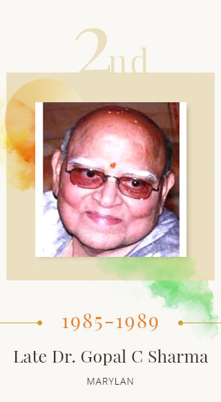 Late Dr. Gopal C Sharma